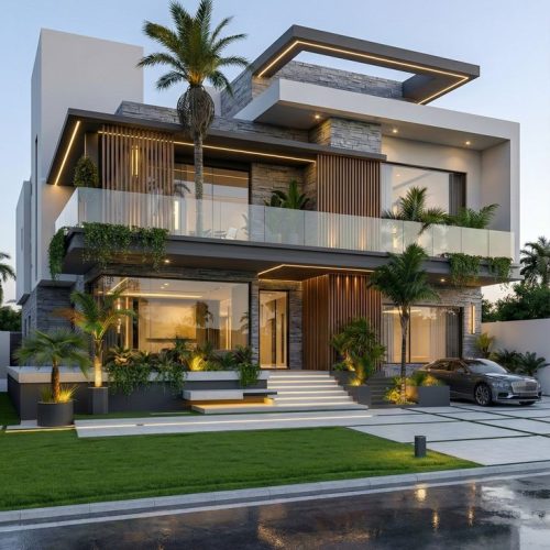 Evening vibes done right_ 🌑__#ExteriorDesign…